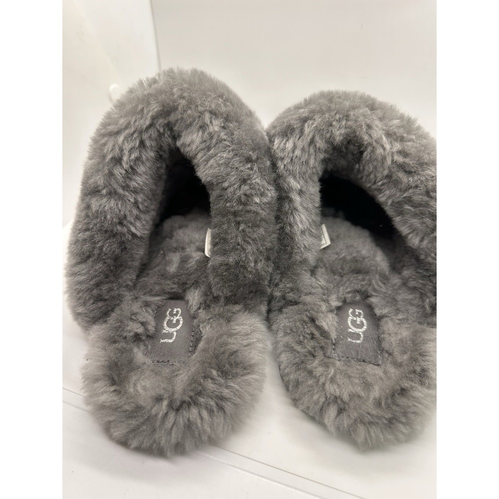 UGG Scuffette II Metallic Sparkle Gunmetal Gray Slippers Women's Size 8 - Picture 5 of 8